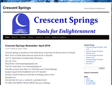 Tablet Screenshot of crescentsprings.net